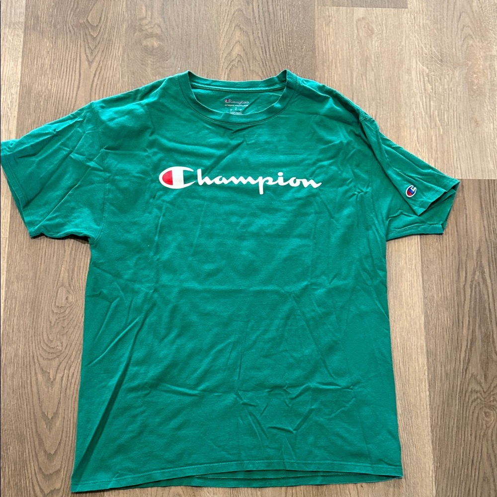 Champion Men's Tee in Vibrant Green